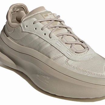 Elastic Goring System Motion Stabilizer Adidas Men's adiFOM TRXN Shoes - Aluminium / Wonder Beige