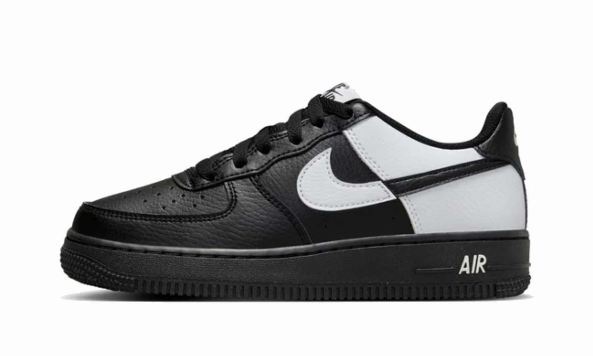 Low Rise Comfy Interior Air Force 1 Next Nature GS "Split Black White"