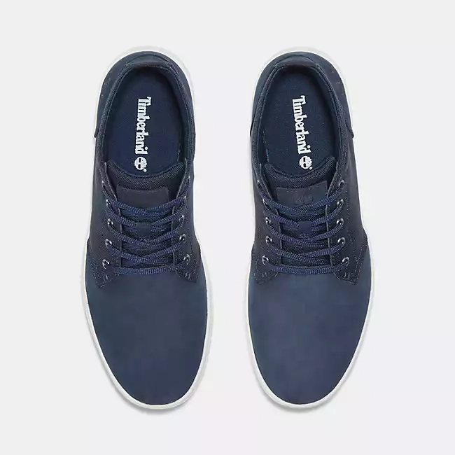 Soft Layers Timberland Men's Davis Square Chukka Shoes - Navy