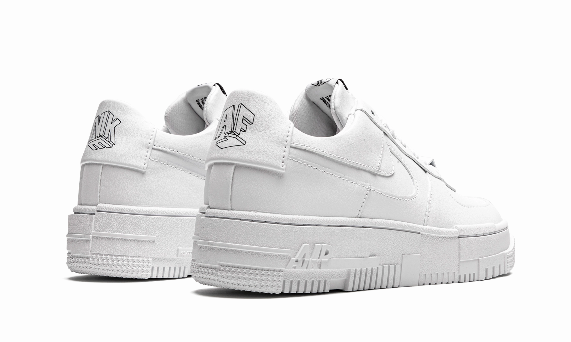 All-Purpose Footwear Every Season AIR FORCE 1 PIXEL MNS WMNS "Triple White"