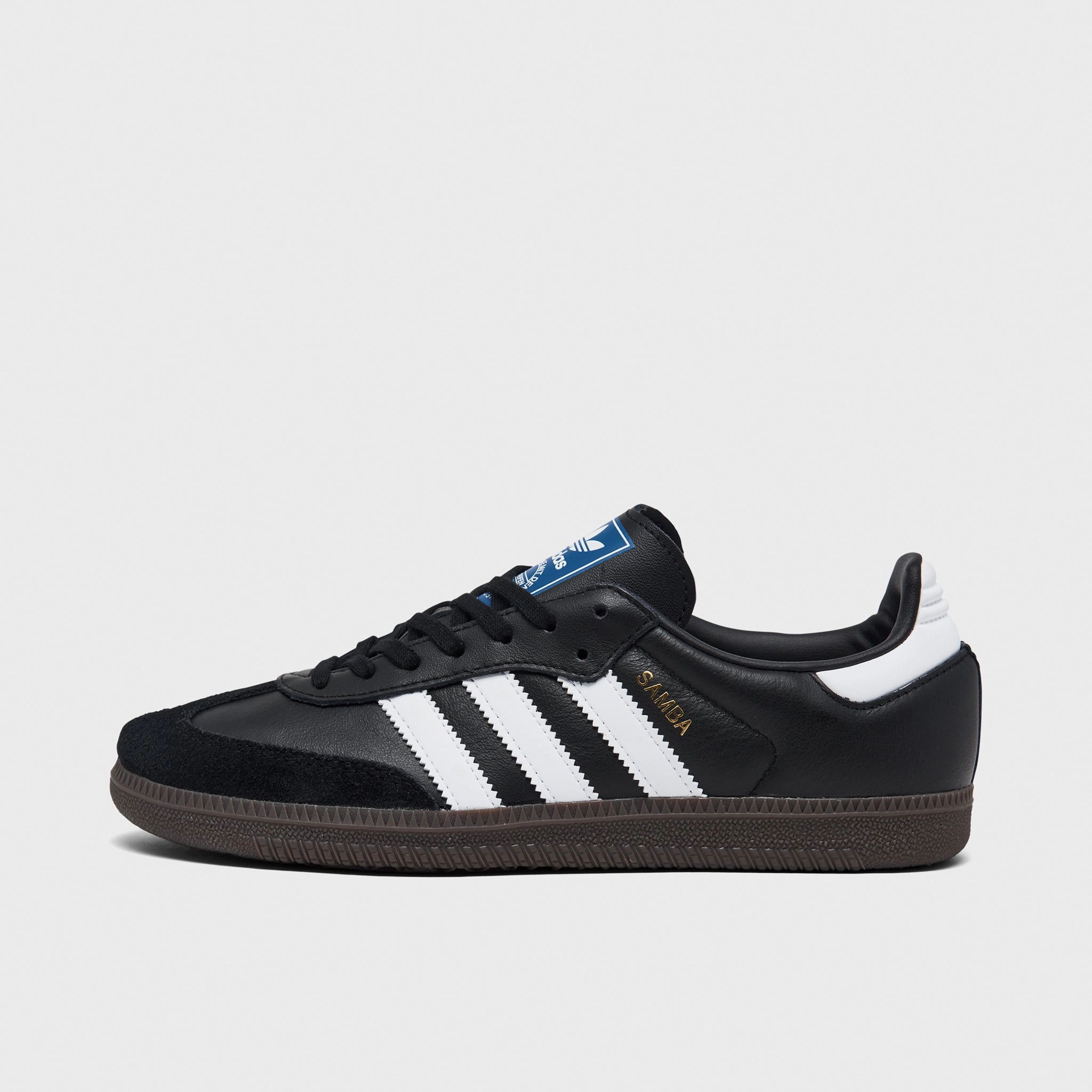 adidas Originals Juniors' Samba OG Core Black / Cloud White - Gum Full Grip Dynamic Lacing System