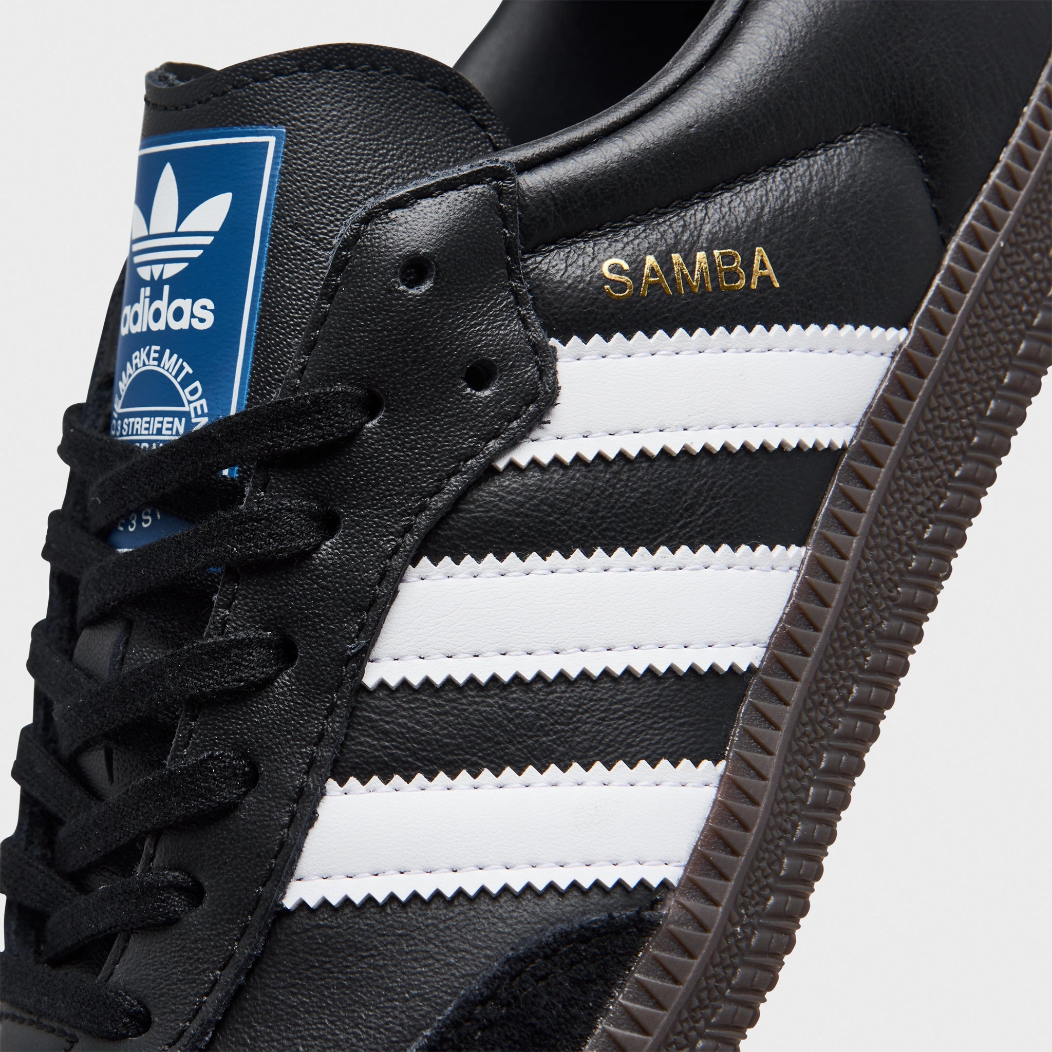 adidas Originals Juniors' Samba OG Core Black / Cloud White - Gum Zero Drop Sole