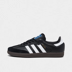 adidas Originals Juniors' Samba OG Core Black / Cloud White - Gum Full Grip Dynamic Lacing System