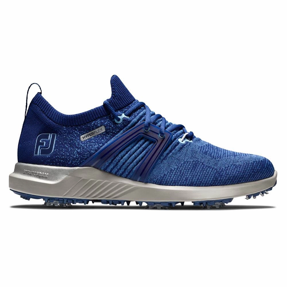 FootJoy HyperFlex Golf Shoes Previous Season Style Navy/Blue - 21 Men Supportive Heel Counter