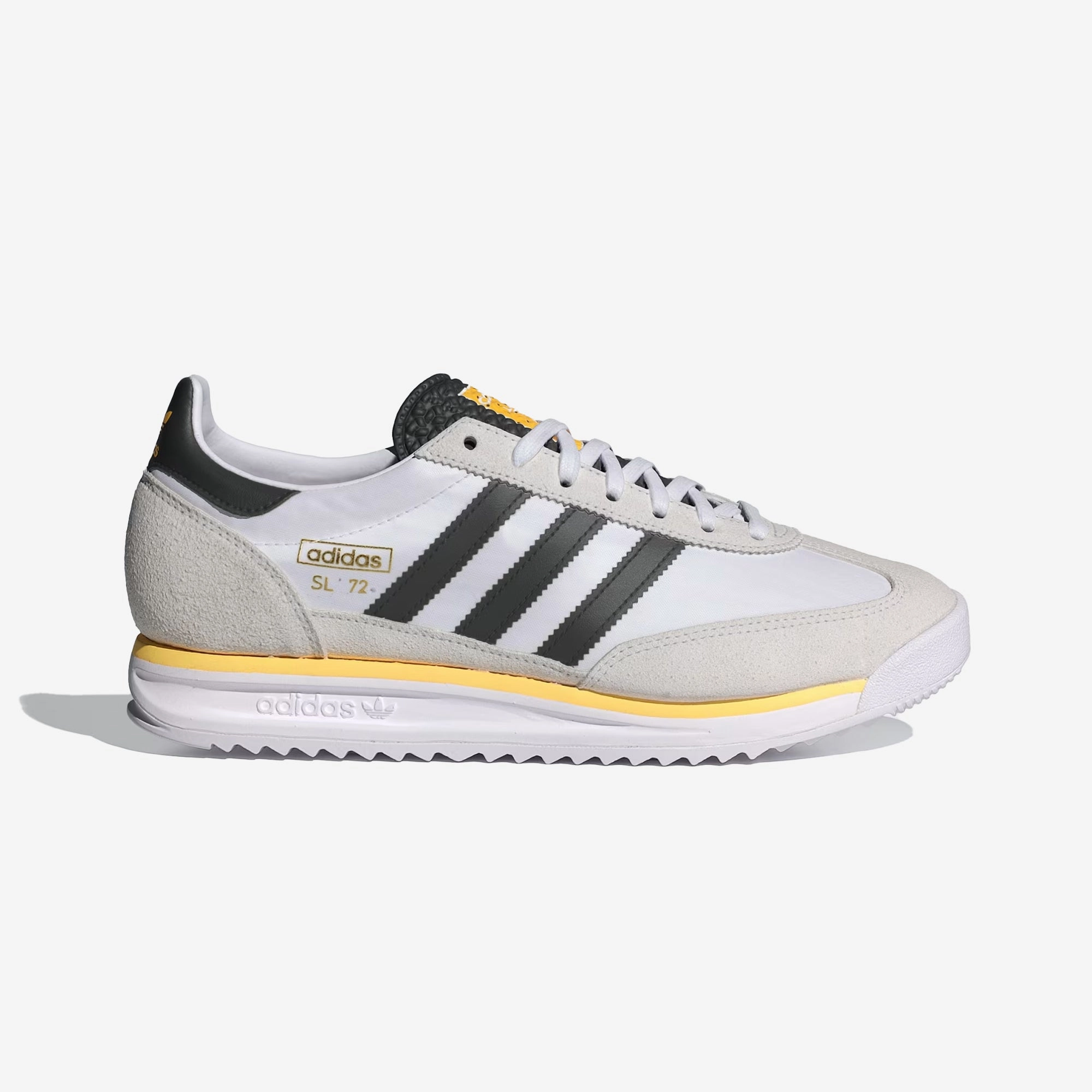 Sleek Comfort Adidas Originals | SL 72 RS { CLOUD WHITE/CORE BLACK/SPARK
