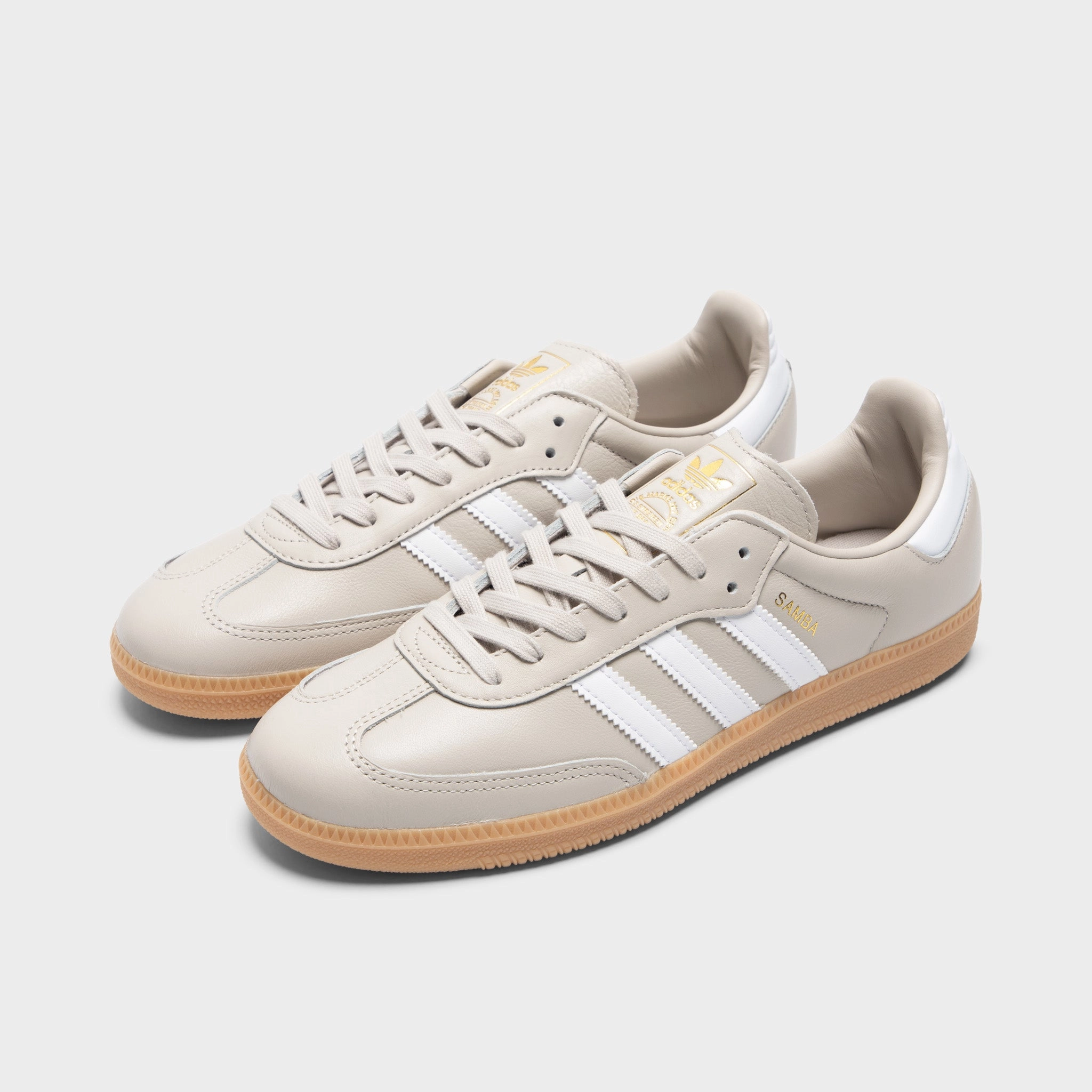 Adidas Samba OG Alluminum / White - Gum Everyday Activity