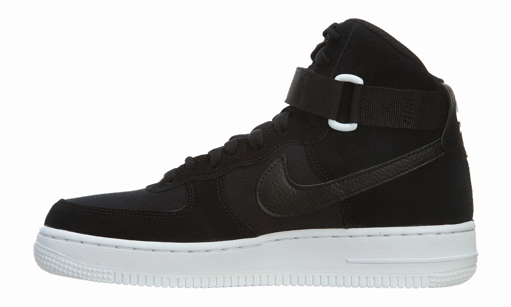 Foot Flex Air Force 1 High GS "BLACK WHITE"