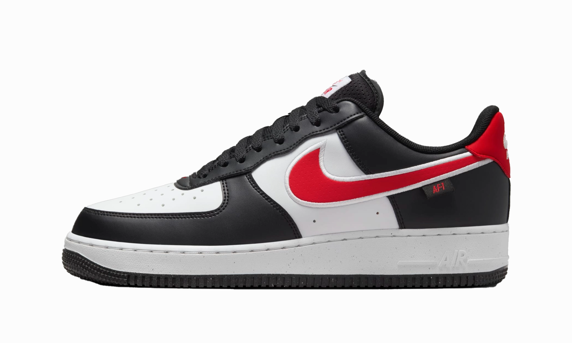 Air Force 1 Low '07 Next Nature "Black White University Red" Simple Match