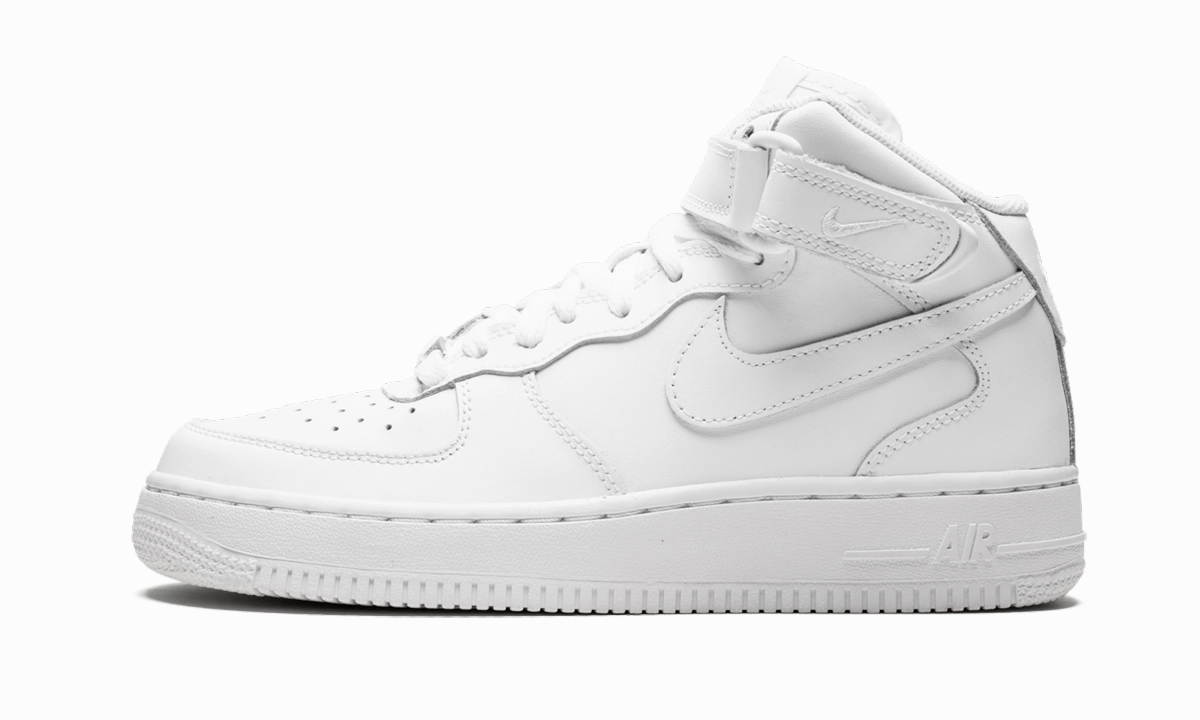 Grab Quick Air Force 1 MID GS "Triple White"
