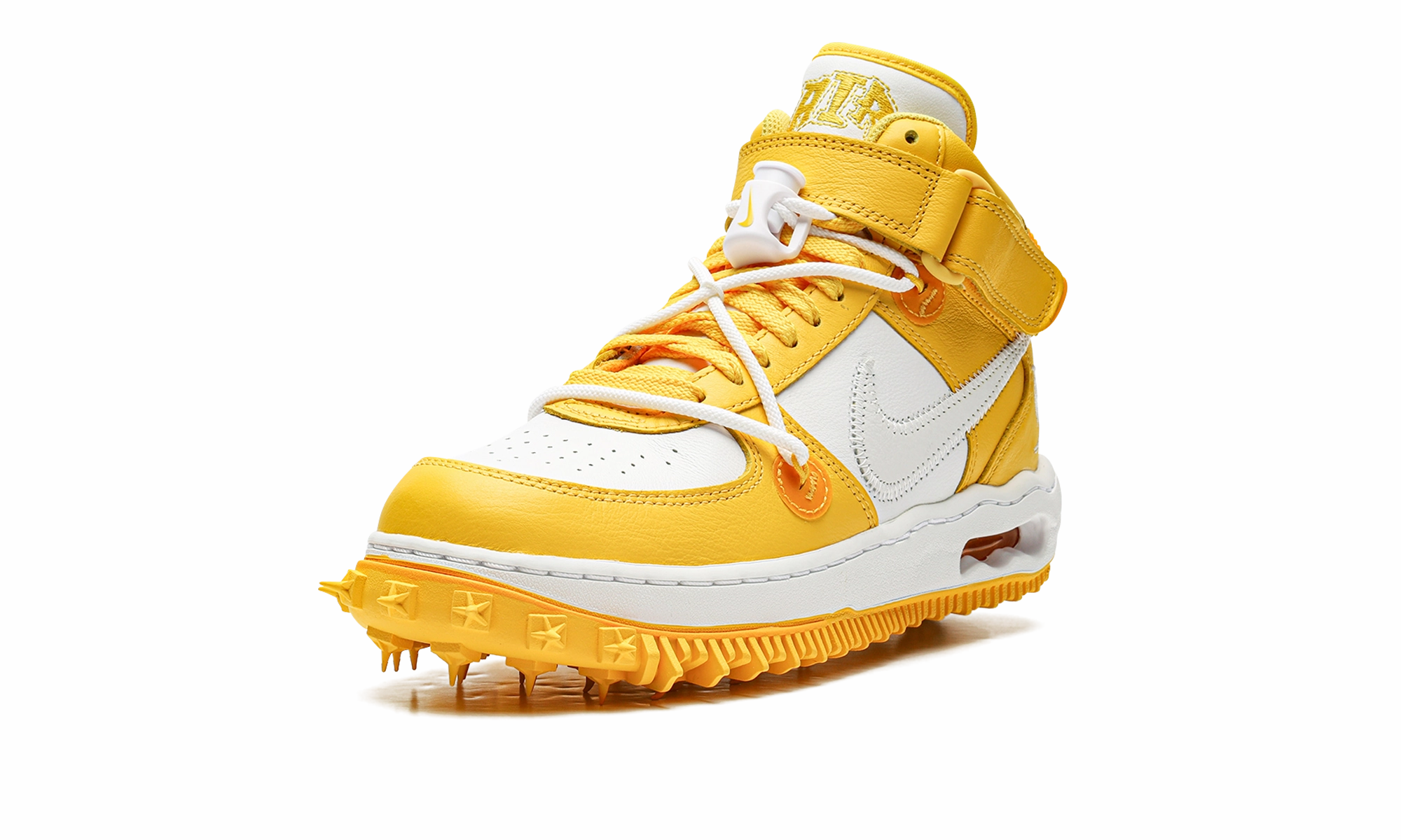 Air Force 1 Mid "Off-White - Varsity Maize" Fresh Daily Contoured Footbed Shape