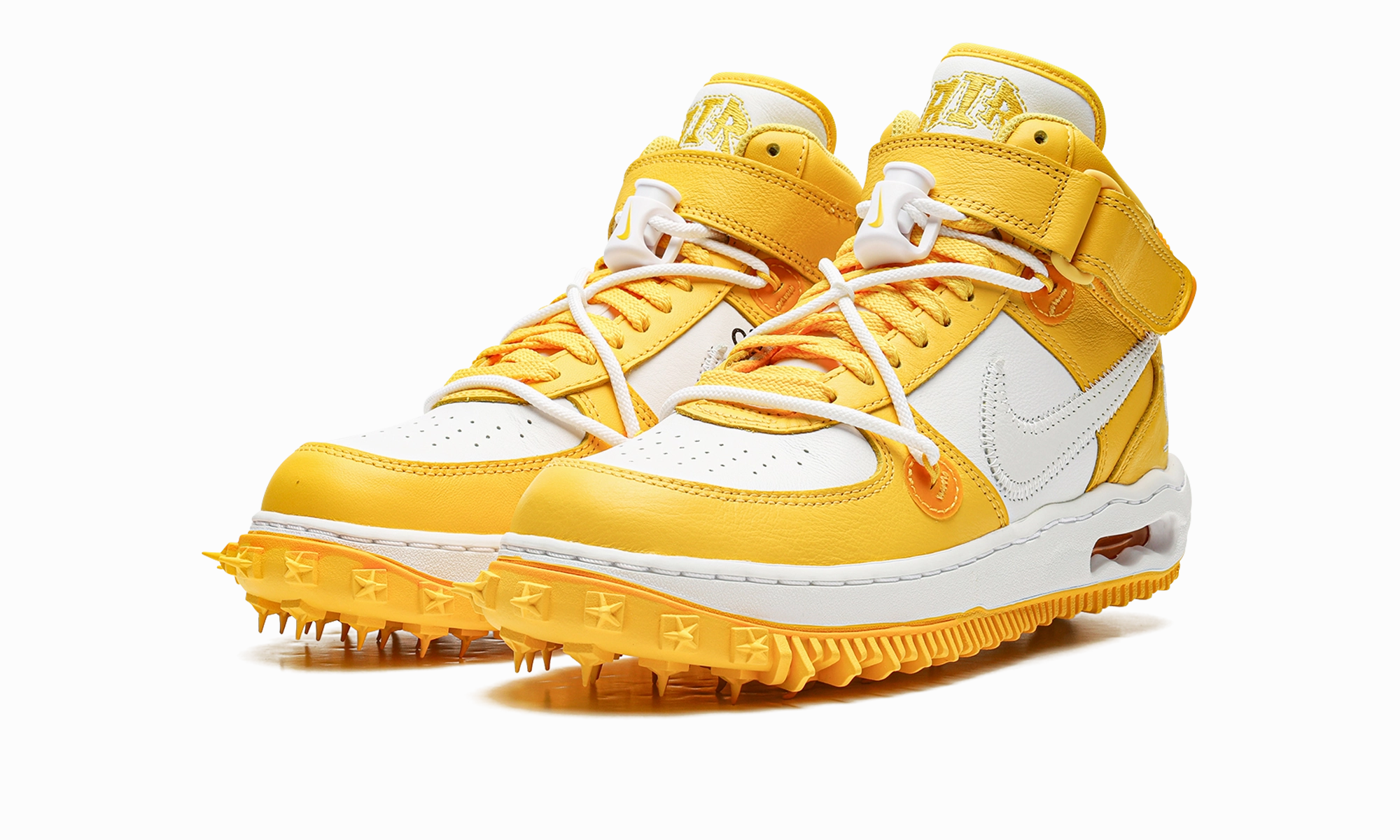 Chill Mode Air Force 1 Mid "Off-White - Varsity Maize"