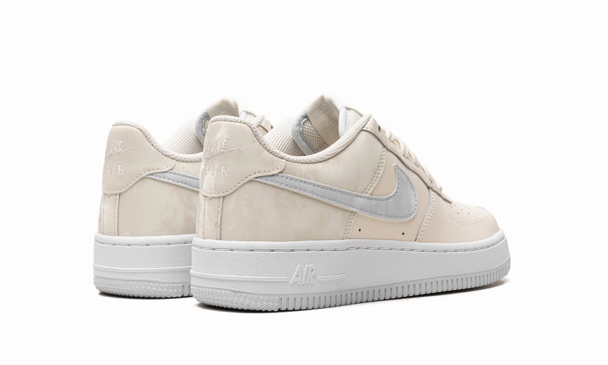 Style Blend Urban Trek AIR FORCE 1 GS "Pale Ivory / Sea Glass / White / Football Grey"