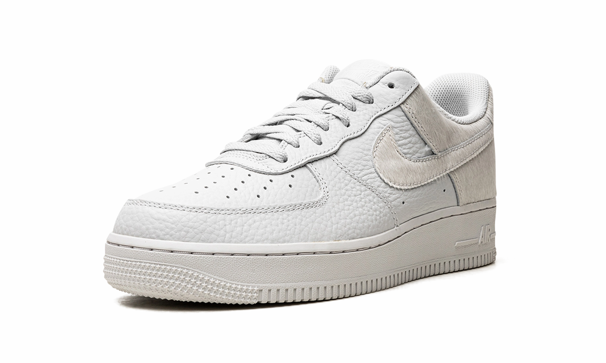 AIr Force 1 "White Pony Hair Heel" Cozy Motion
