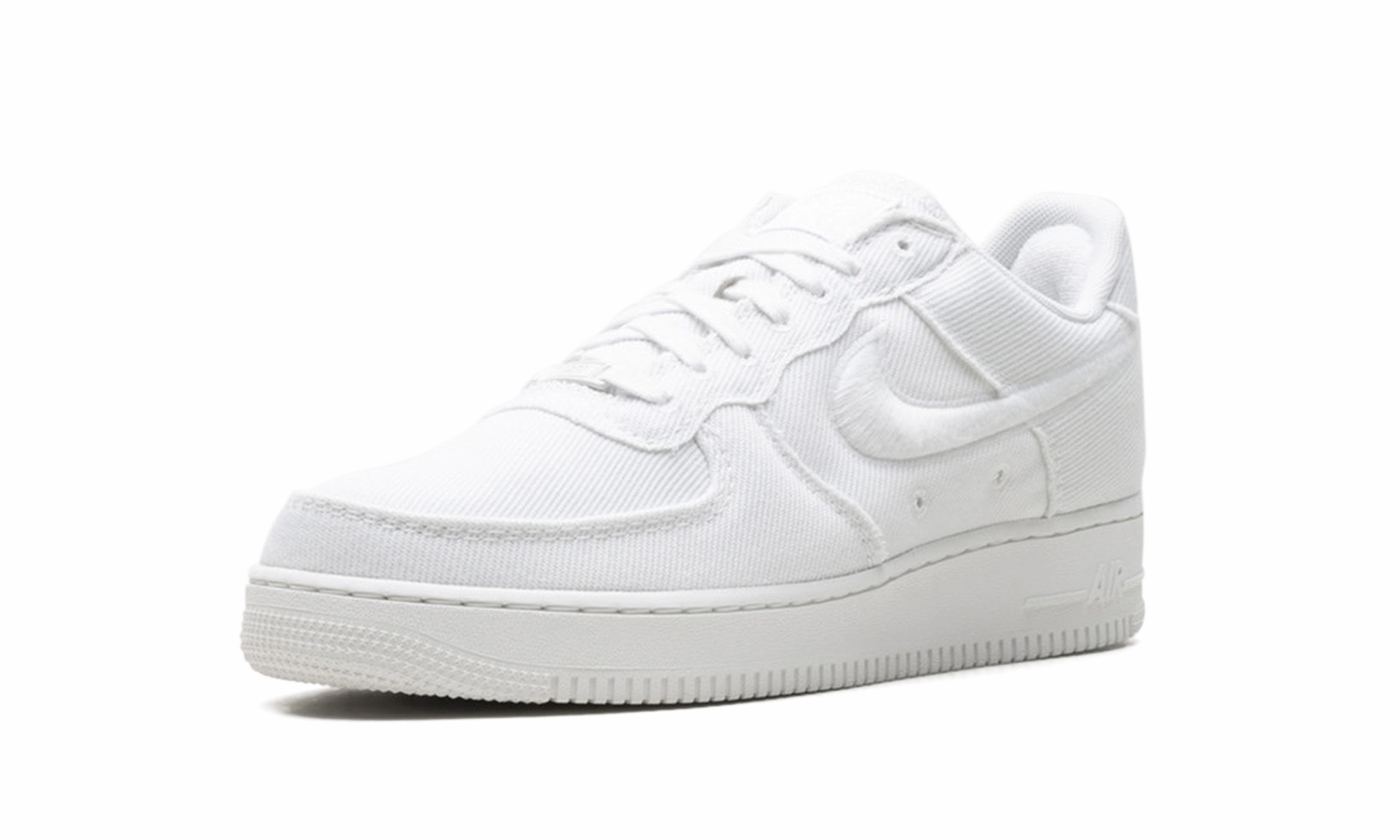 Casual Fit Air Force 1 Low Canvas "Summit White Light Orewood Brown"