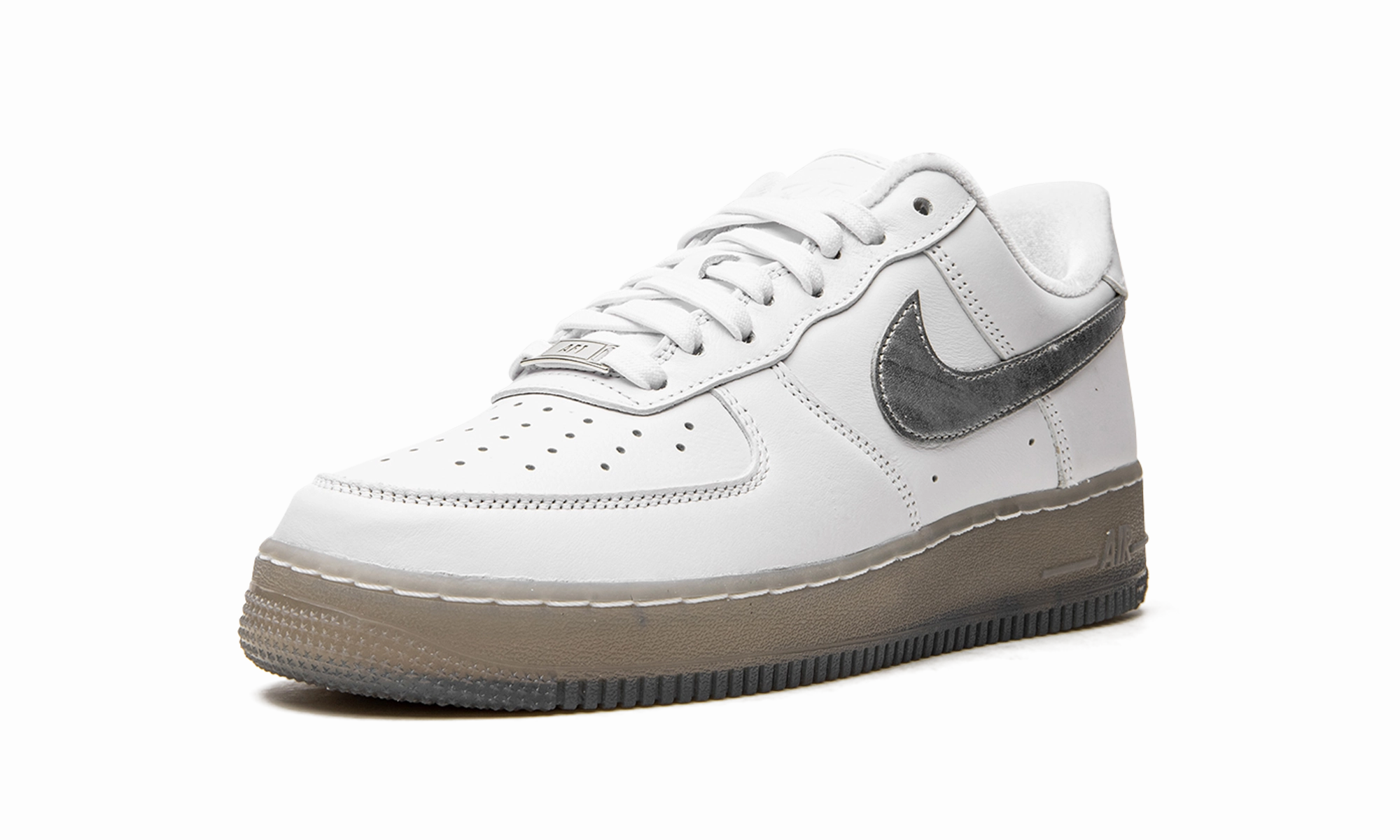 Air Force 1 "White / Metallic Silver" Farm Hike Walk Comfort