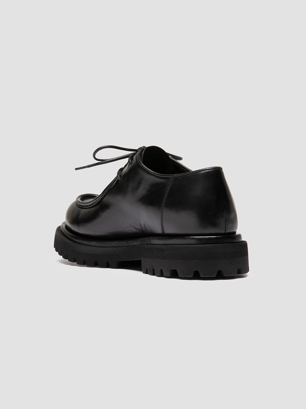 Polished Comfort EVENTUAL DD 109 - Black Leather Derby Shoes