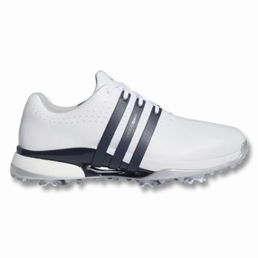 Ergo Design Soft Touch Adidas Tour360 Golf Shoes Cloud White/Collegiate Navy/Silver Metallic - 24 Men