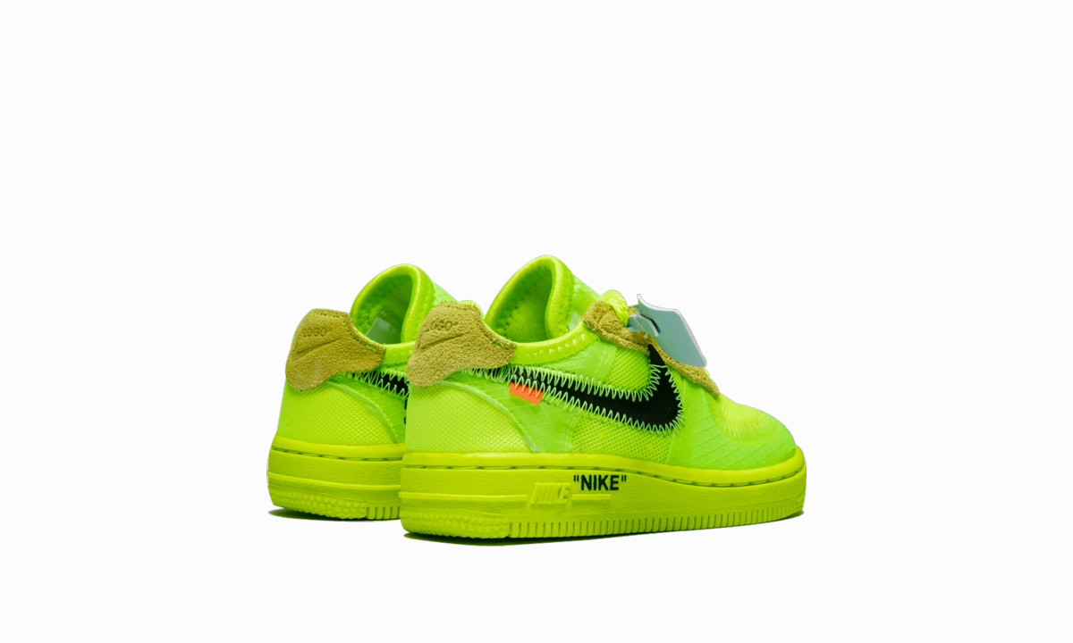 The 10: Air Force 1 (TD) "Off-White Volt" Basic Wear