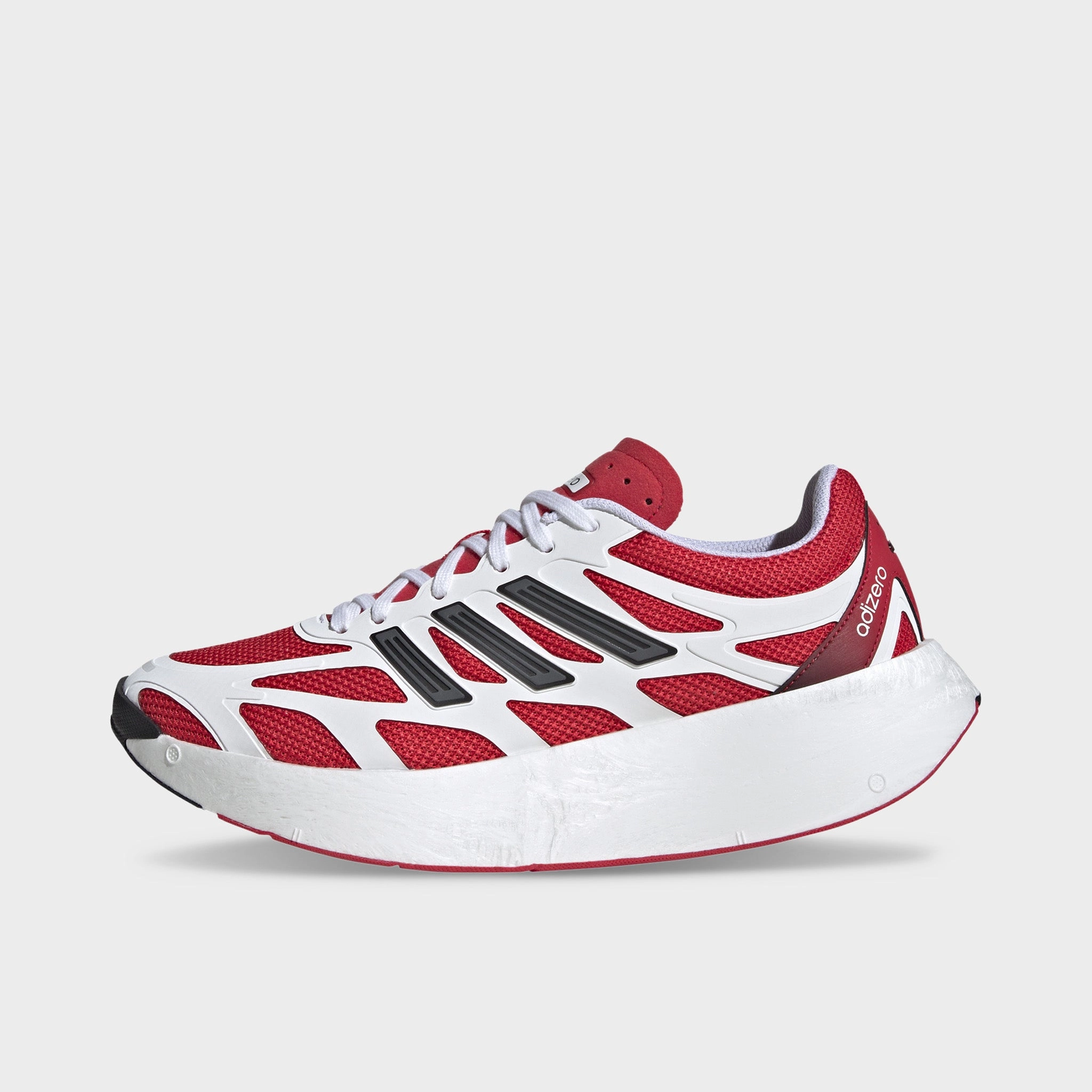 adidas Adizero Aruku Footwear White / Pure Ruby - Core Black Breathable mesh construction