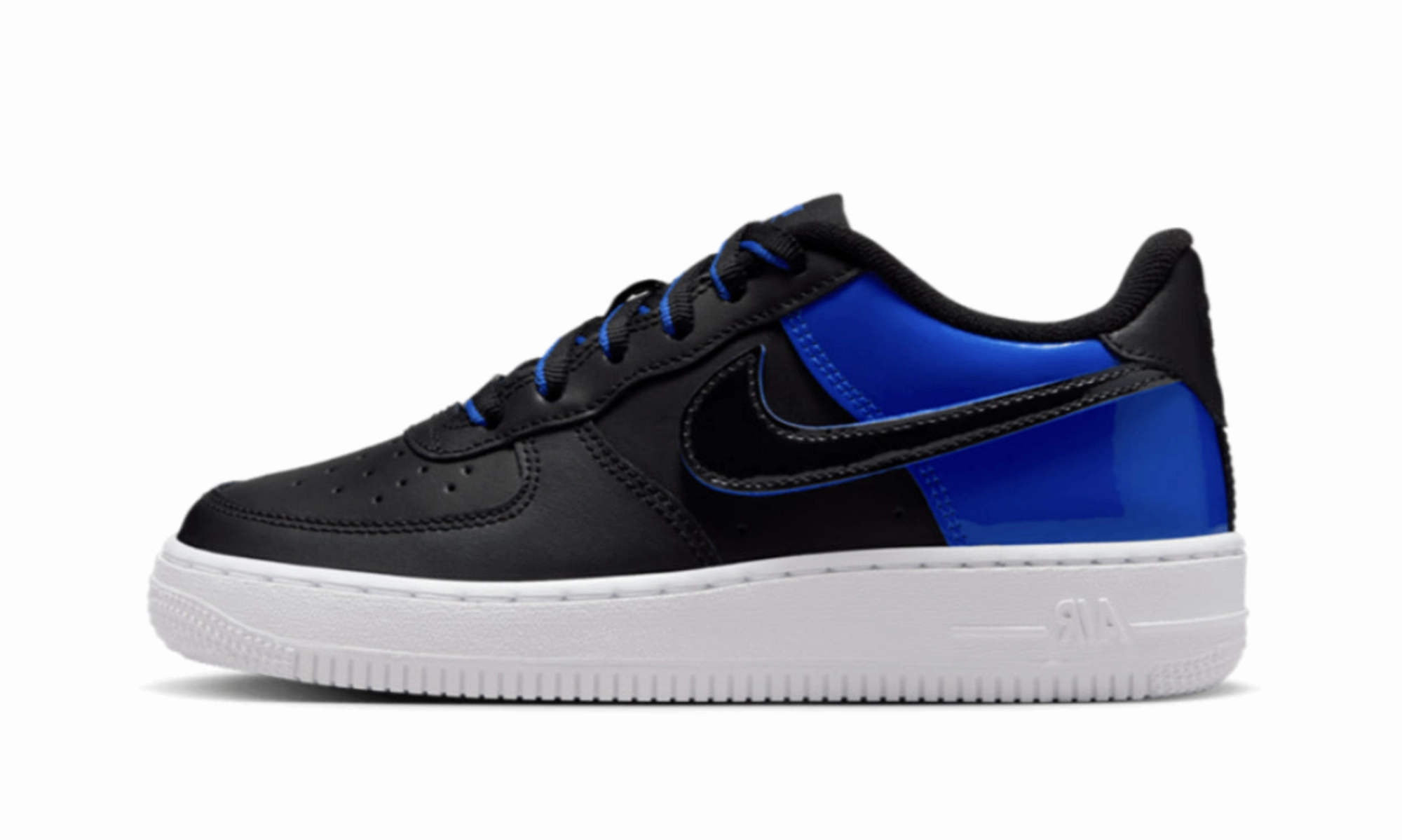 Smart Fit Air Force 1 Low GS "Black / Royal Blue"
