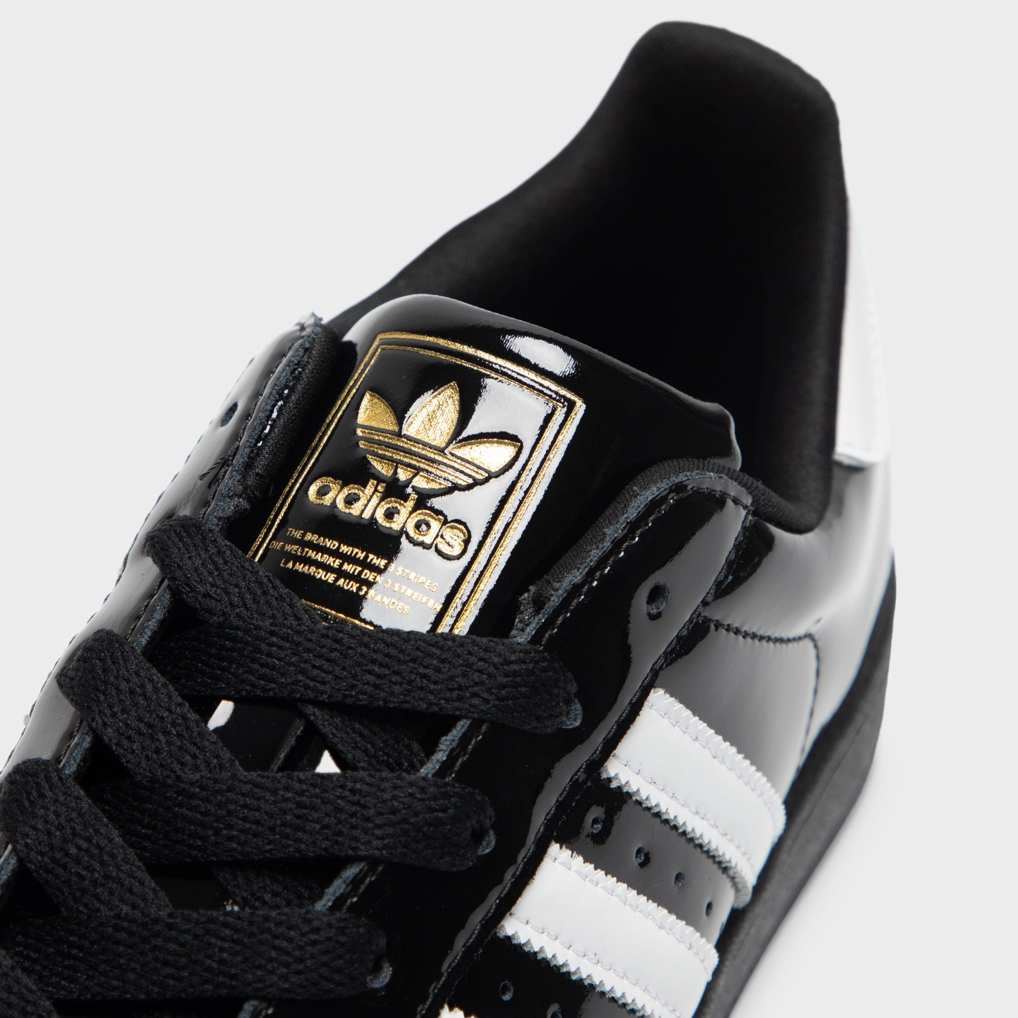 Heel Pad adidas Women's Superstar II Core Black / White - Gold Metallic