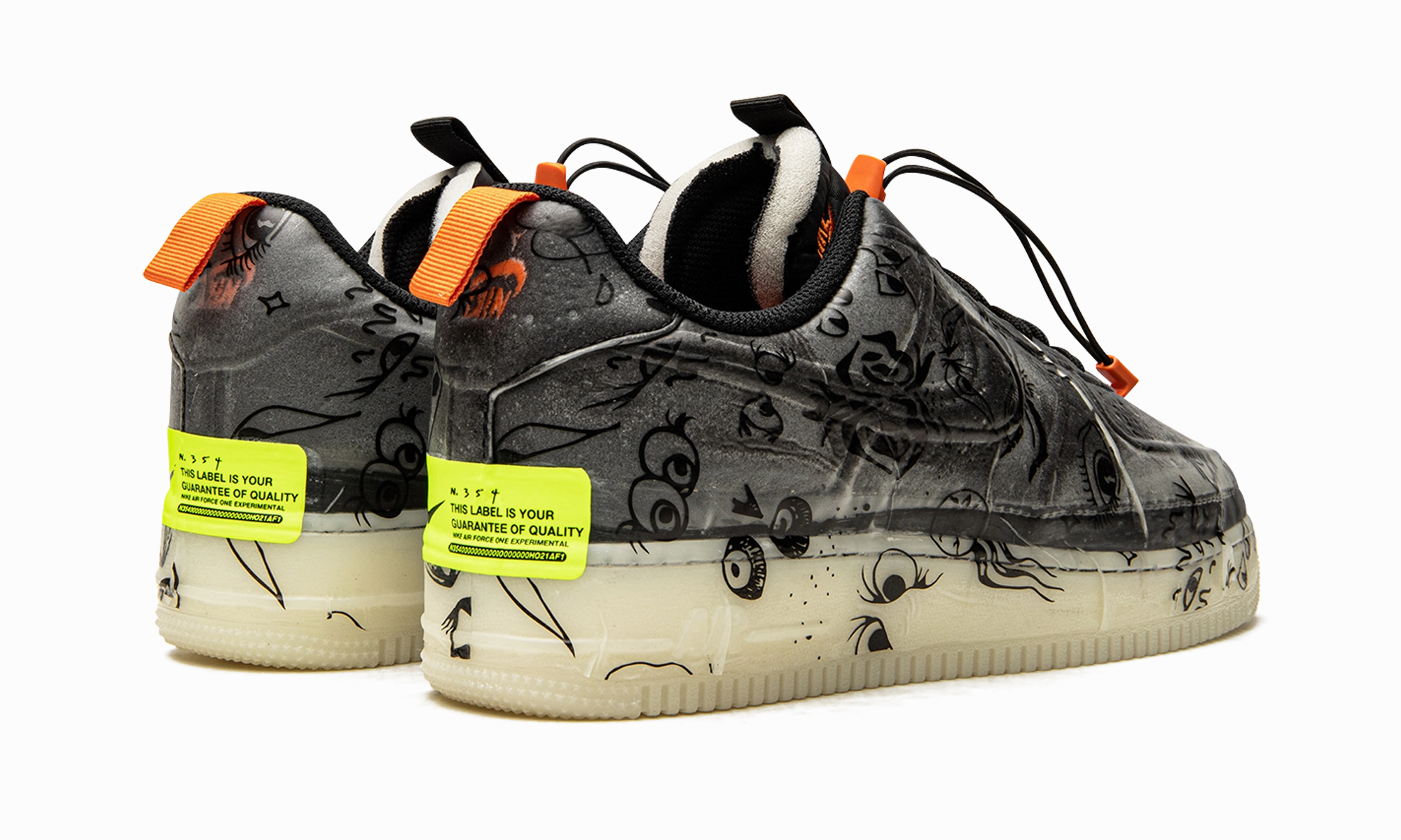 Stretchable Upper rubber Air Force 1 Experimental "Halloween"