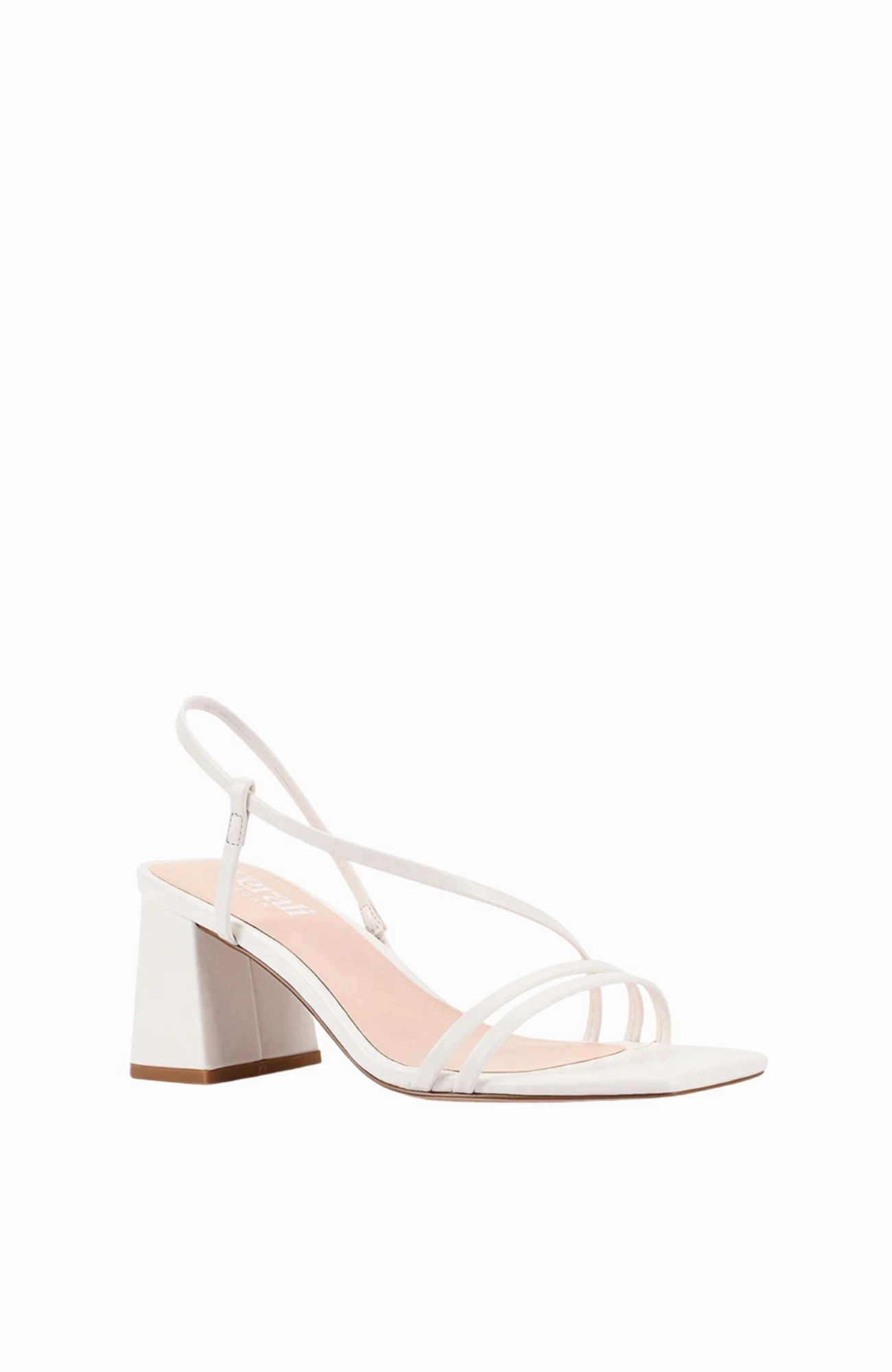 Glamorous Pumps Stormi Block Heel Sandal Chalk White