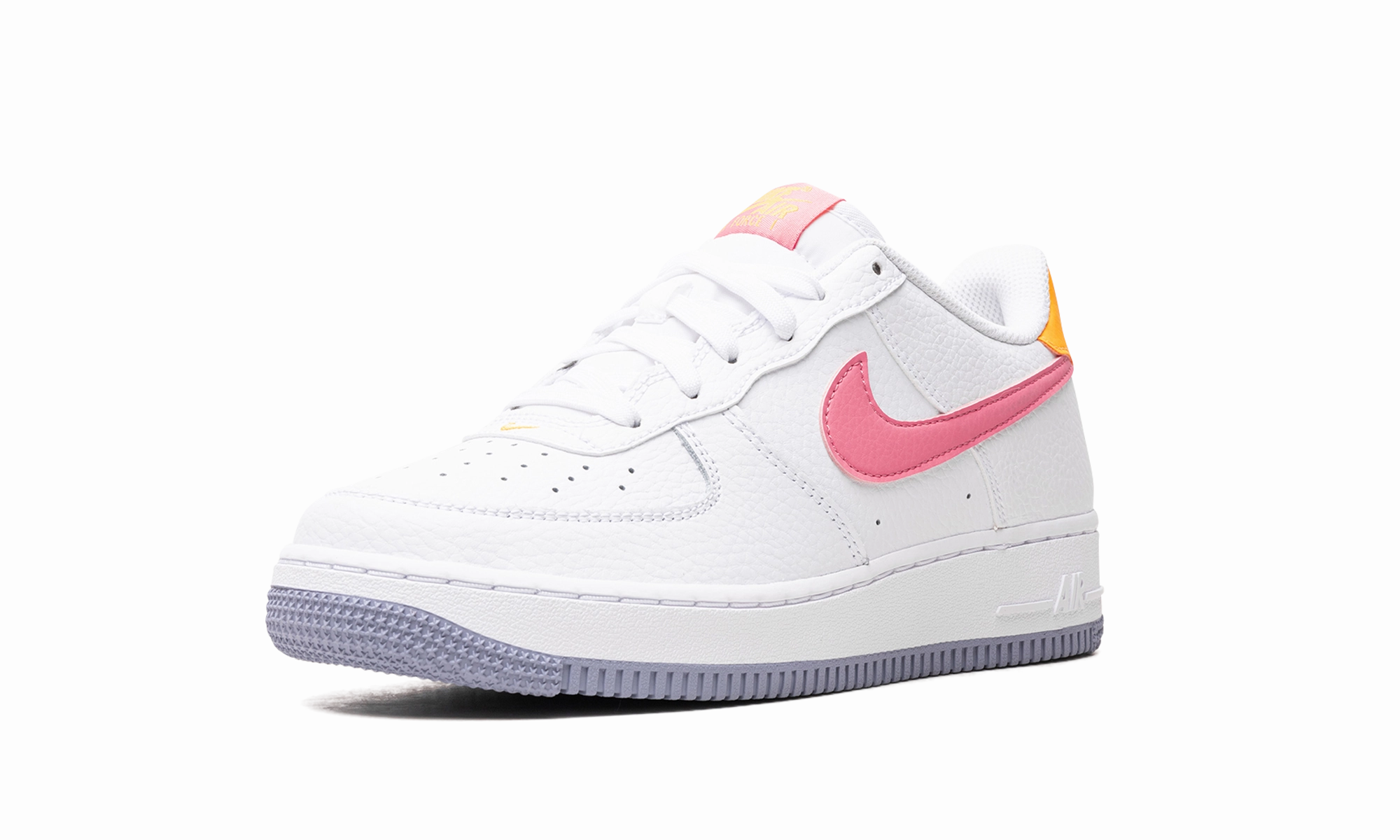 Air Force 1 Low GS "Coral Chalk Laser Orange" Foot Shape