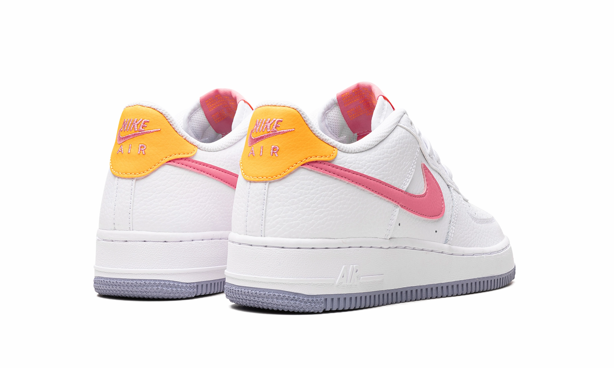 Calm Mood Natural Fiber Textiles Air Force 1 Low GS "Coral Chalk Laser Orange"