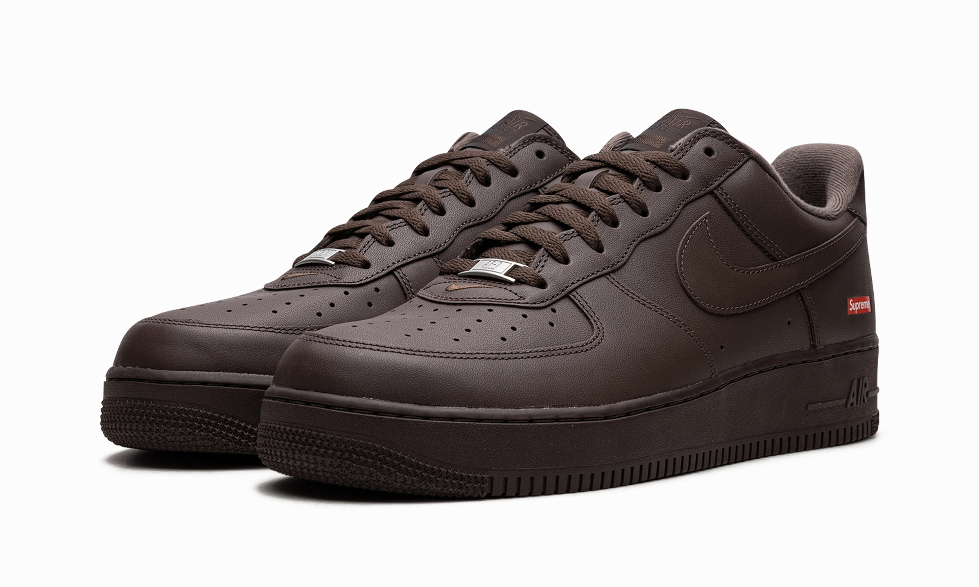 Street Fest Catch Step Air Force 1 "Supreme - Mini Box Logo Brown"