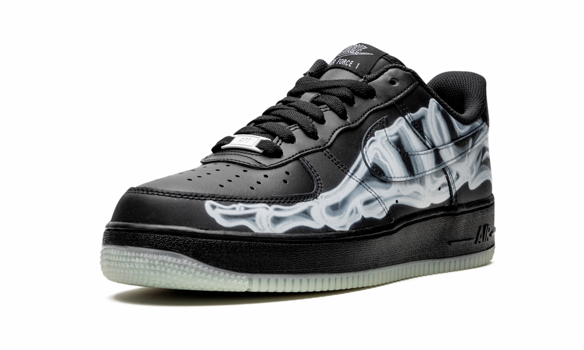Air Force 1 Low "Skeleton - Black" Slip Resistant Outsole