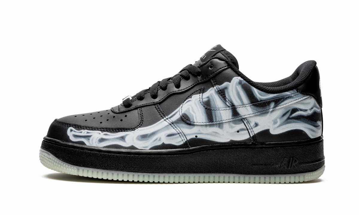 Day Run Model Day Air Force 1 Low "Skeleton - Black"