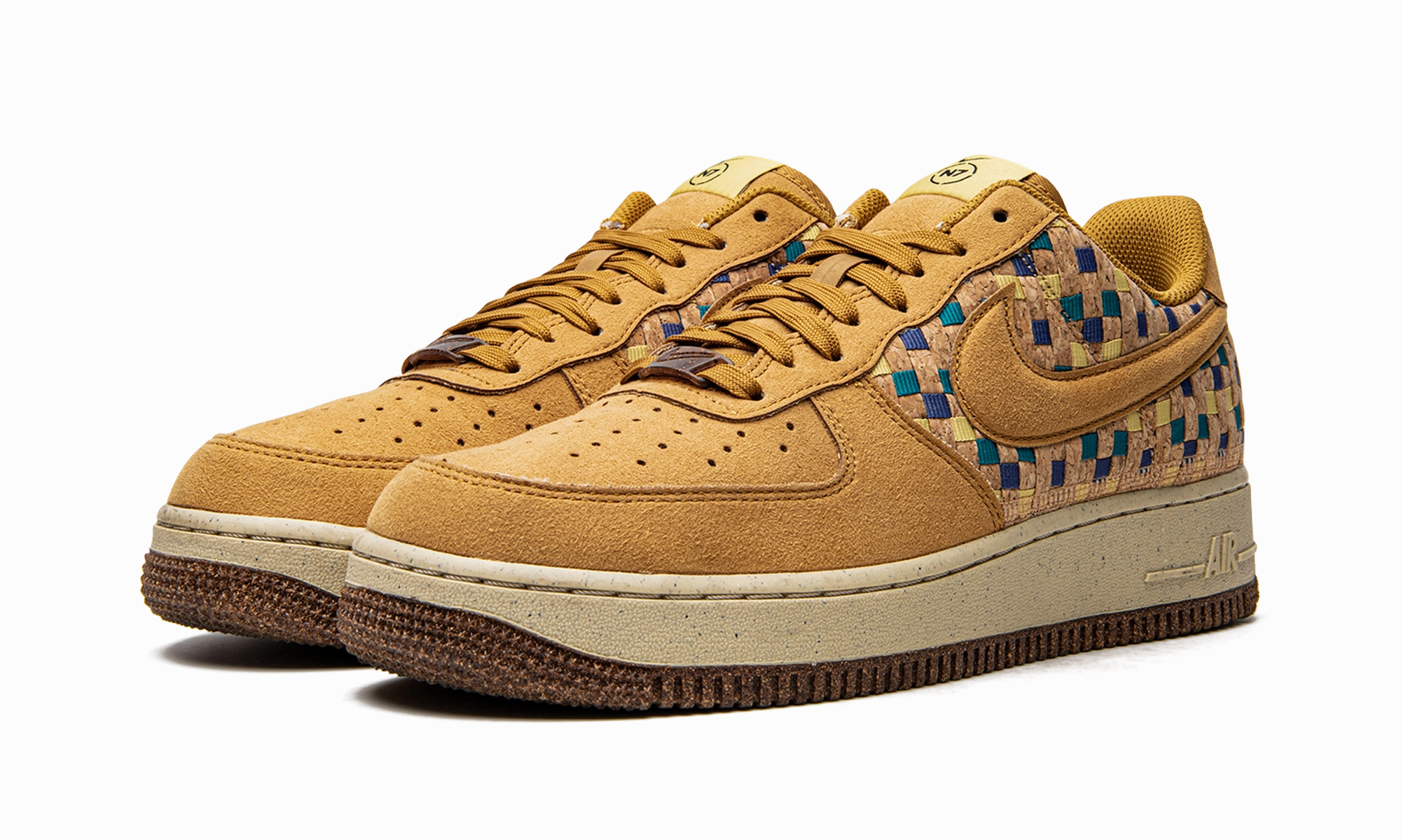 SlipResistant Quick Dress Air Force 1 Low N7 "Woven Cork"