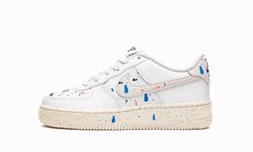 Zip Closure Air Force 1 LV8 3 GS "Paint Splatter - White"