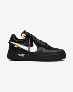 NIKE X OFFWHITE AIR FORCE ONE 2.0 BLACK LOW Lightweight Frame Work Hike
