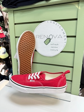 Intense Workout Vans Lace-less Authentics Sneakers (Y7 = Womens 8.5