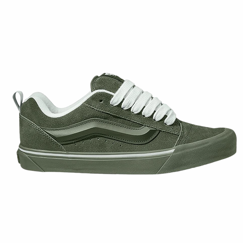 Breath Option Agile Step Vans Men's Knu Skool Utility Mono Shoes - Olive