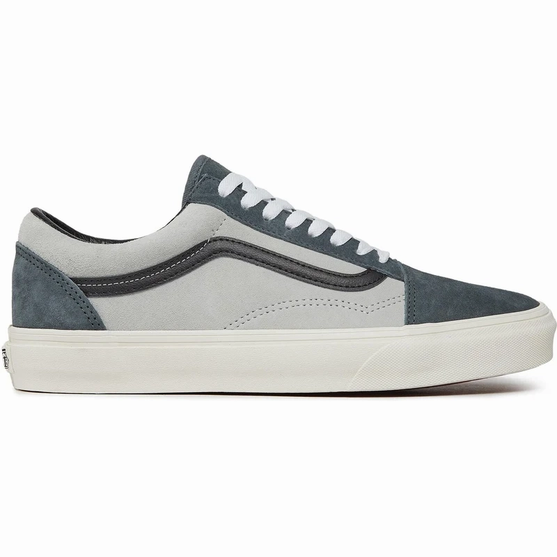 Comfy Feel Cushioned Feel Vans Men's Old Skool Suede Shoes - Green / Grey