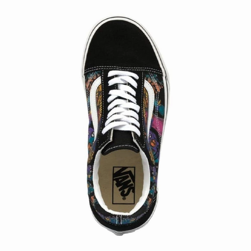Microfiber Lining walking shoes Vans Men's Old Skool Trippy Drip Shoes - Black / Multi