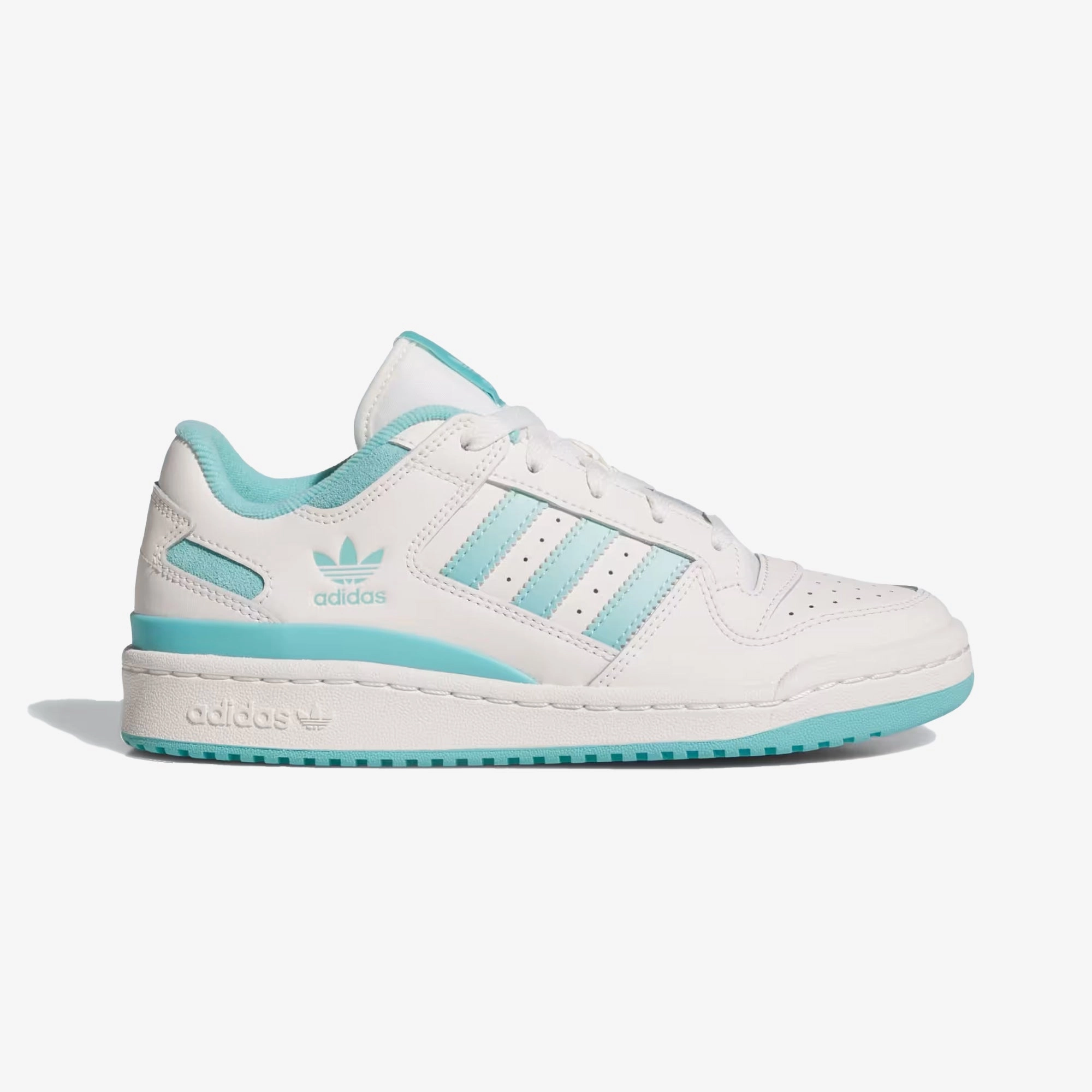 ADIDAS ORIGINALS | FORUM LOW CL { CLOUD WHITE/SEMI FLASH AQUA/EASY MINT Full-Support