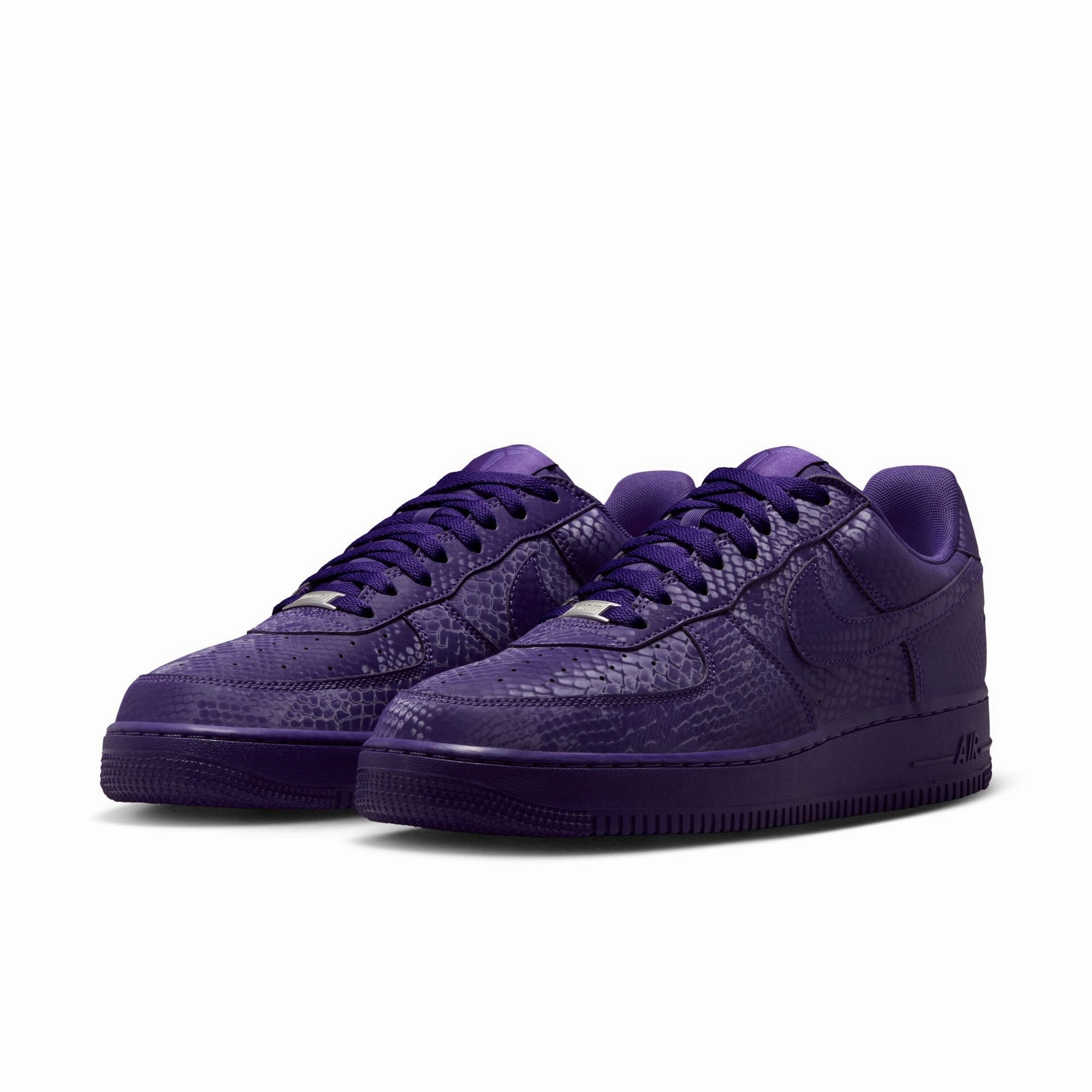 Kobe Air Force 1 Low 'Court Purple' Men's Shoes Adjustable Straps Low Profile