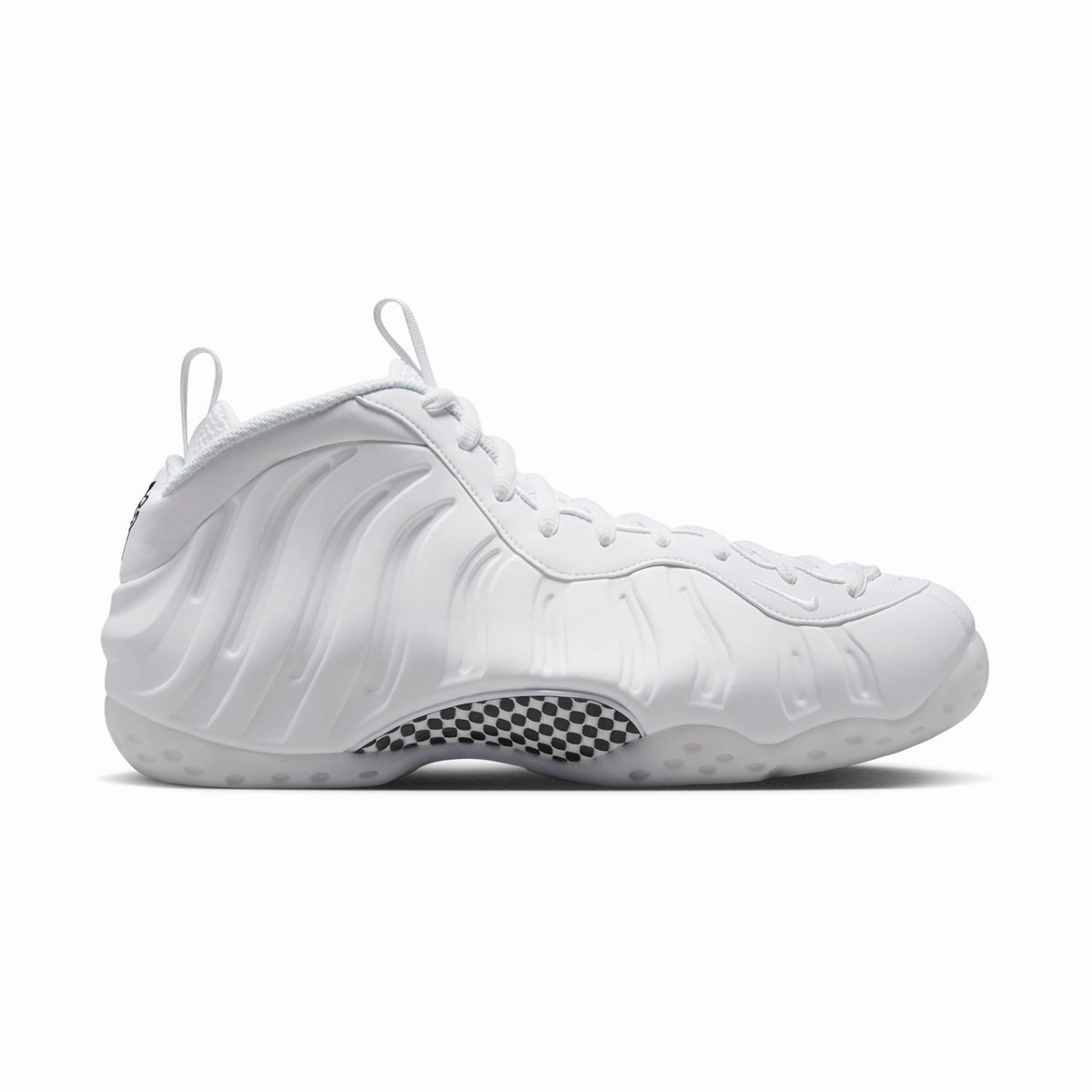 Nike Air Foamposite One 'Triple White' Men's Shoes Radial Traction TPU Heel Counter