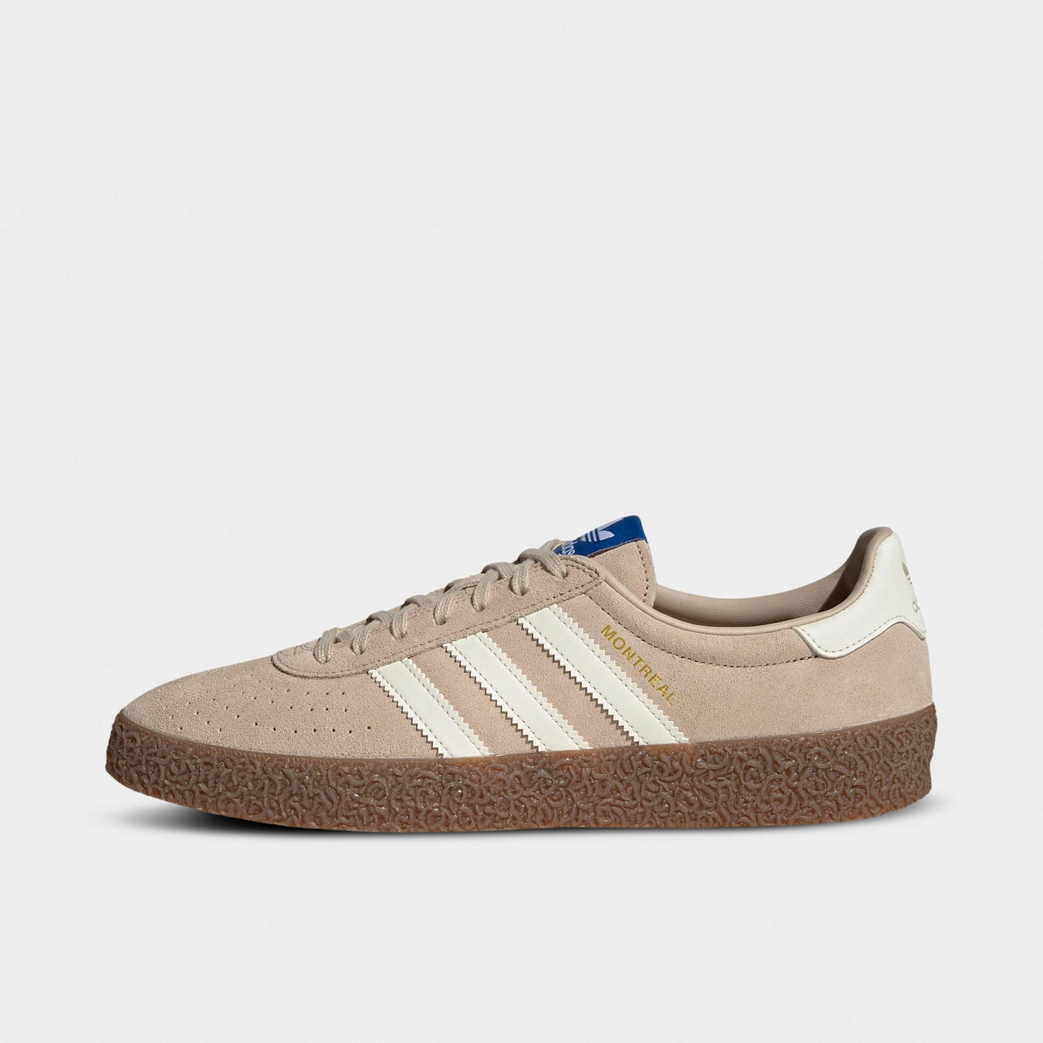 adidas Montreal White / Gum Compression Molded Midsole Clean Structure