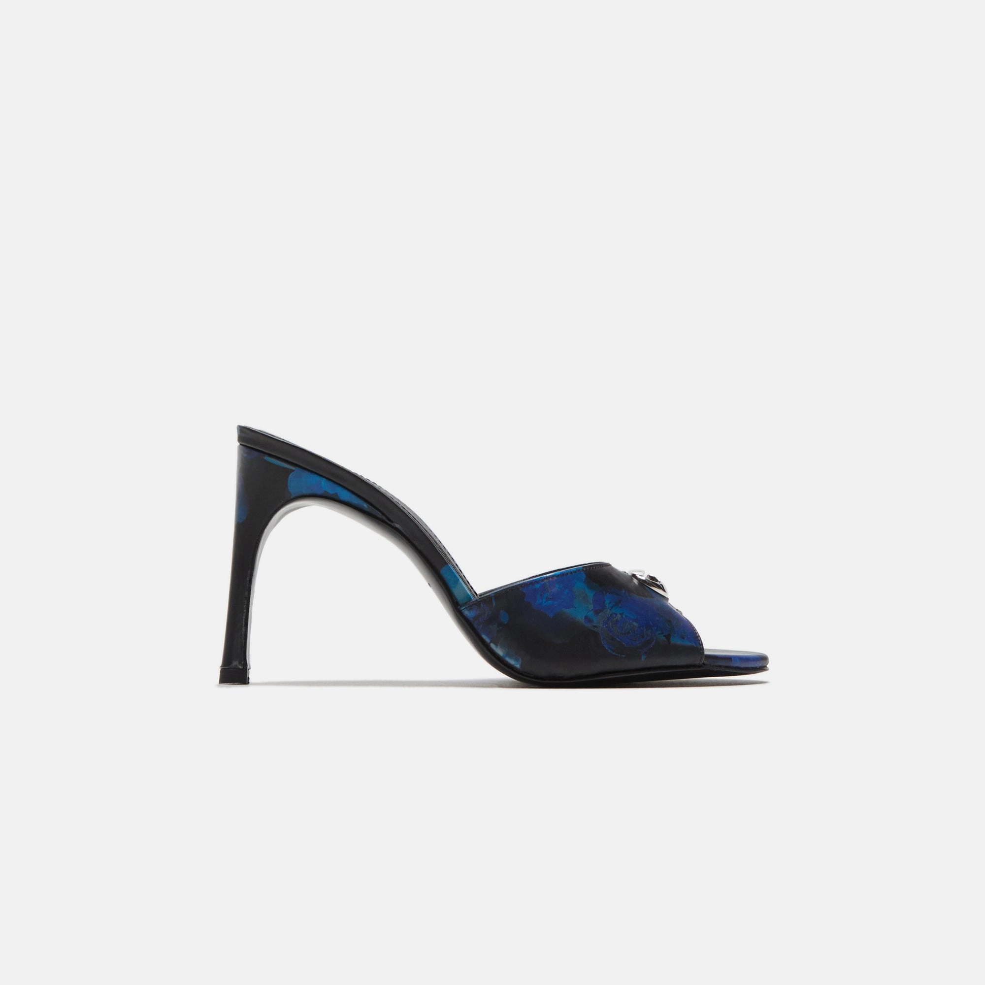 Airport Look Coperni Holographic Logo Mule - Blue / Black
