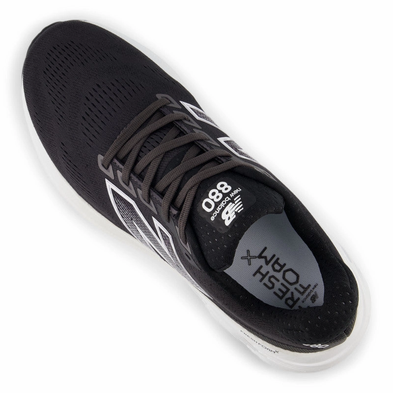 mid - top metatarsal - support shoes Fresh Foam X 880v15 - Black with White and Reflection - Men's