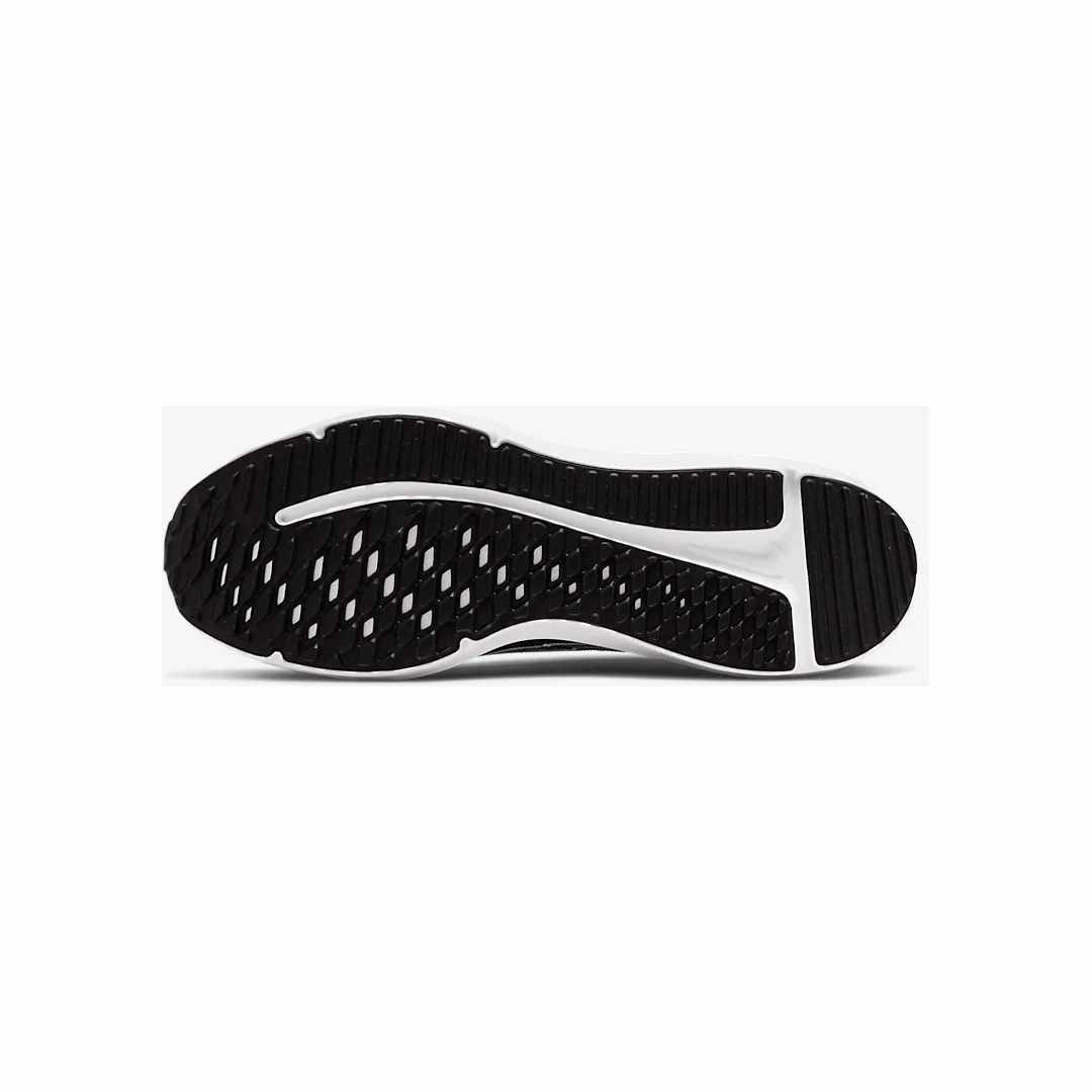 Comfortable Bottom Performance Flex Nike Men's Downshifter 12 Shoes - Black / Dark Smoke Grey / Pure Platinum / White