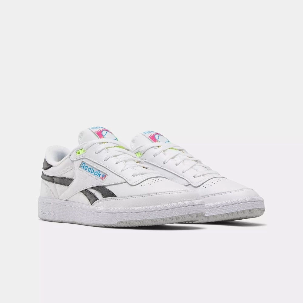 Everyday Pace Walking Sessions Reebok Men's Club C Revenge Vintage Shoes - White / Black