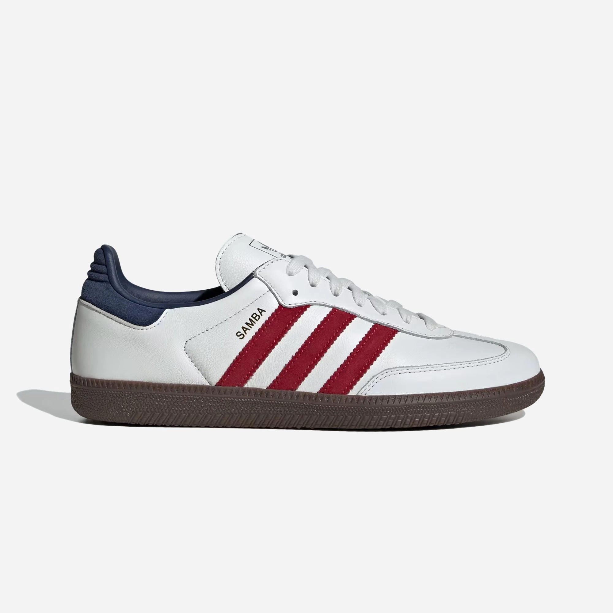 Energy Returning Technology ADIDAS ORIGINALS | SAMBA OG { CORE WHITE/TEAM VICTORY RED/NIGHT INDIGO