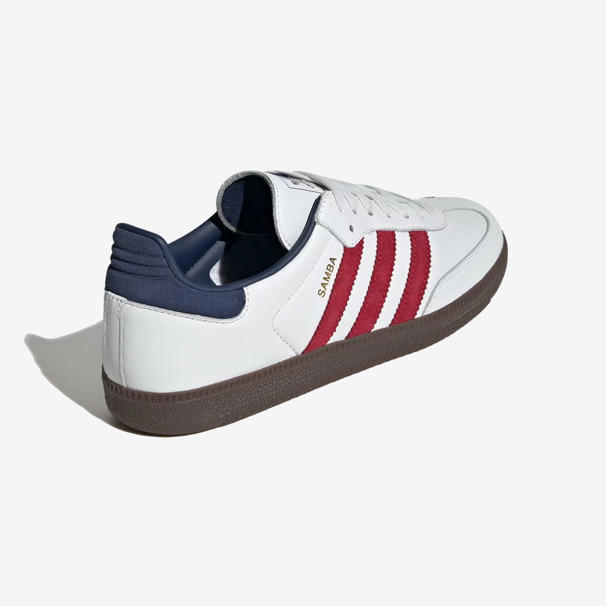 ADIDAS ORIGINALS | SAMBA OG { CORE WHITE/TEAM VICTORY RED/NIGHT INDIGO Chill Step Any Season