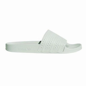 Carbon Fiber Reinforcement Adidas Men's Adilette Slides - Linen Green